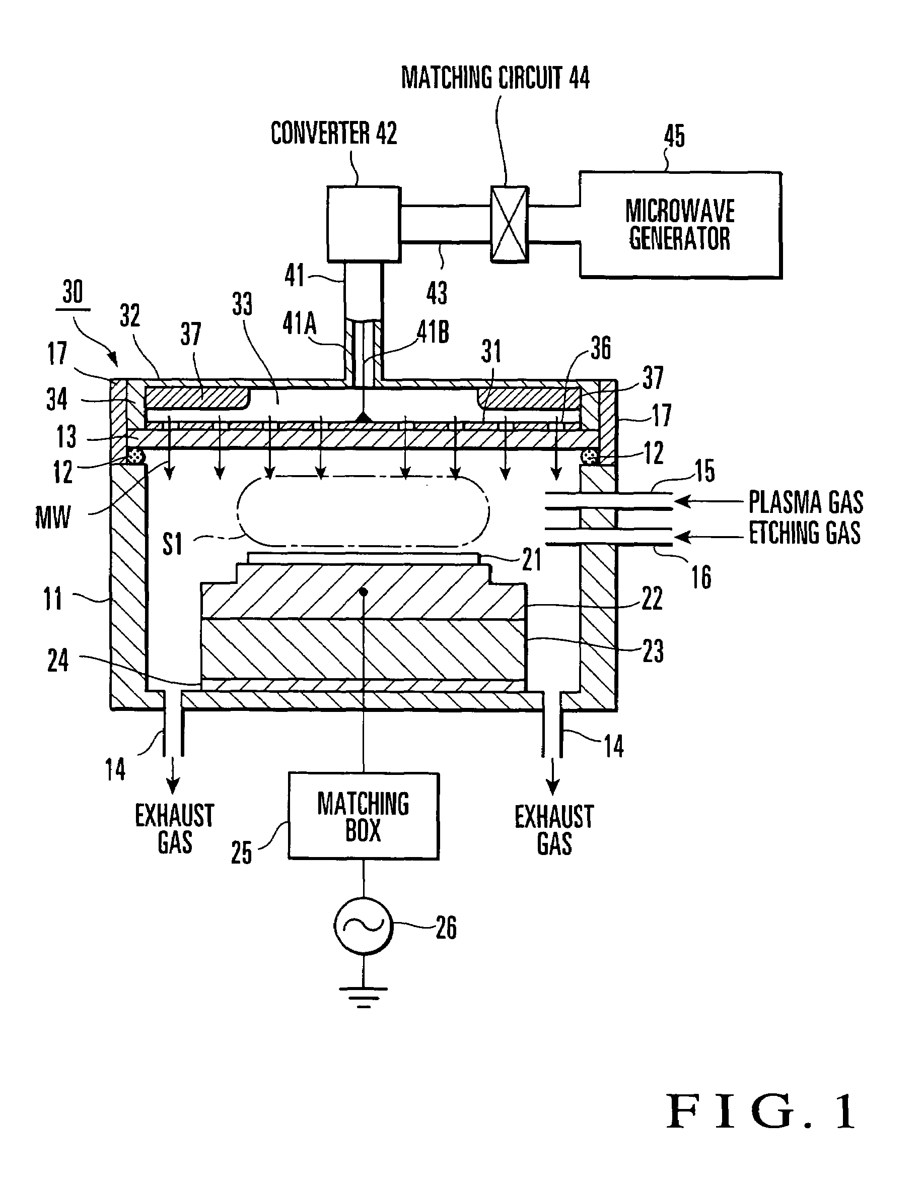 Radial antenna and plasma device using it