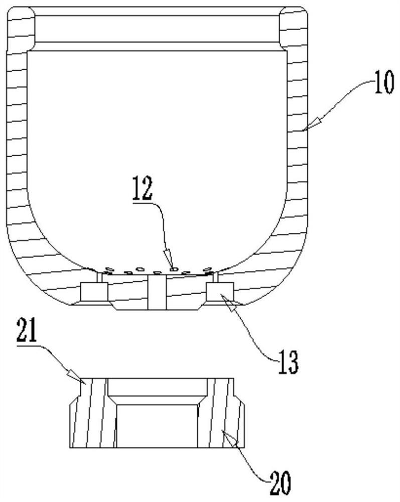 Drainage structure of single-tub washing machine and single-tub washing machine including same