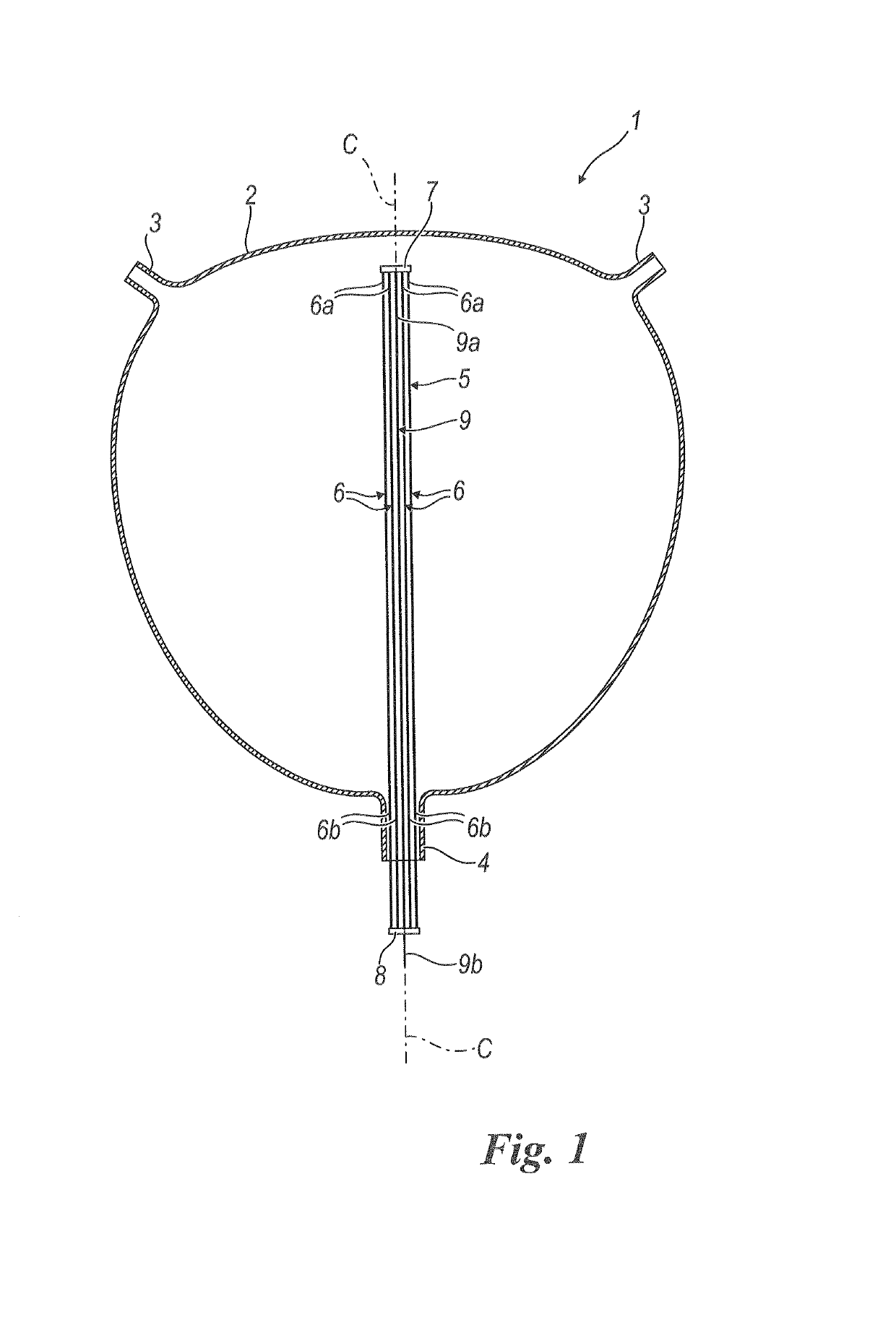 Orthotopic artificial bladder endoprosthesis