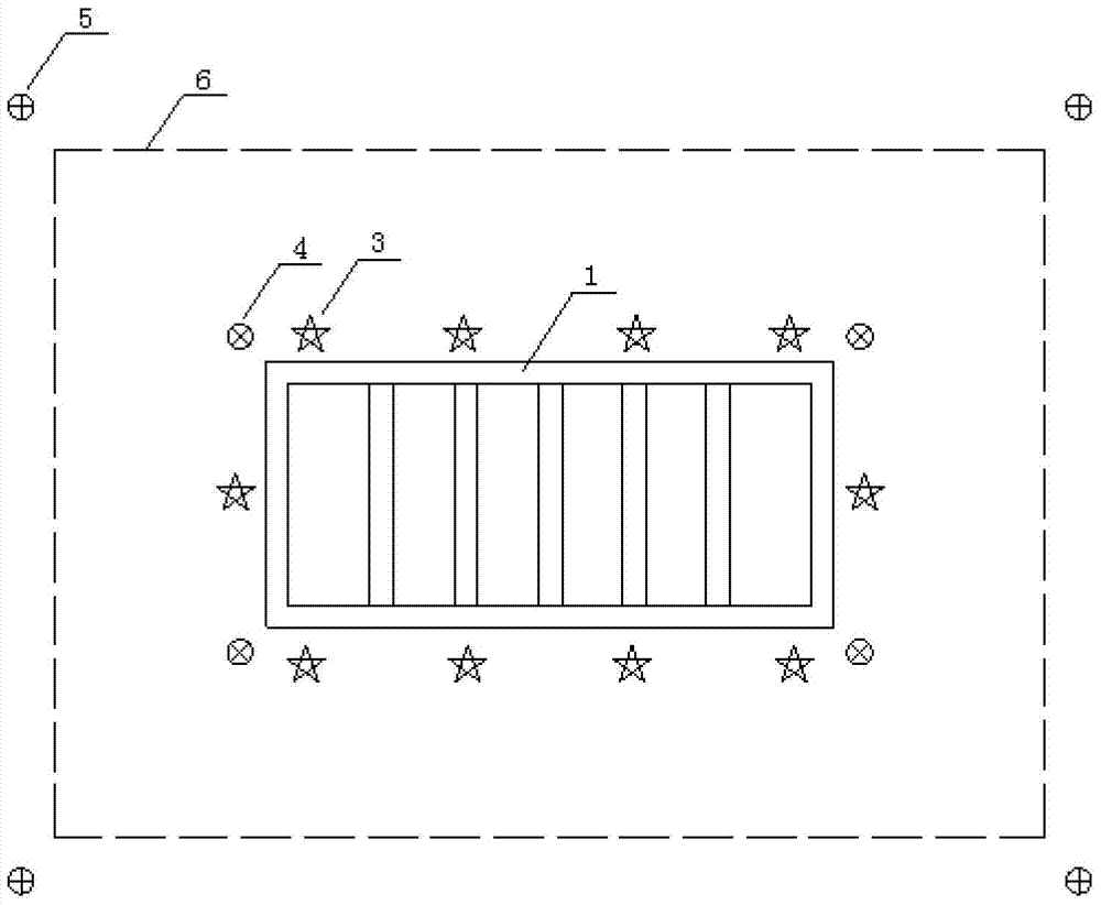 Method for measuring deformation of underground diaphragm wall