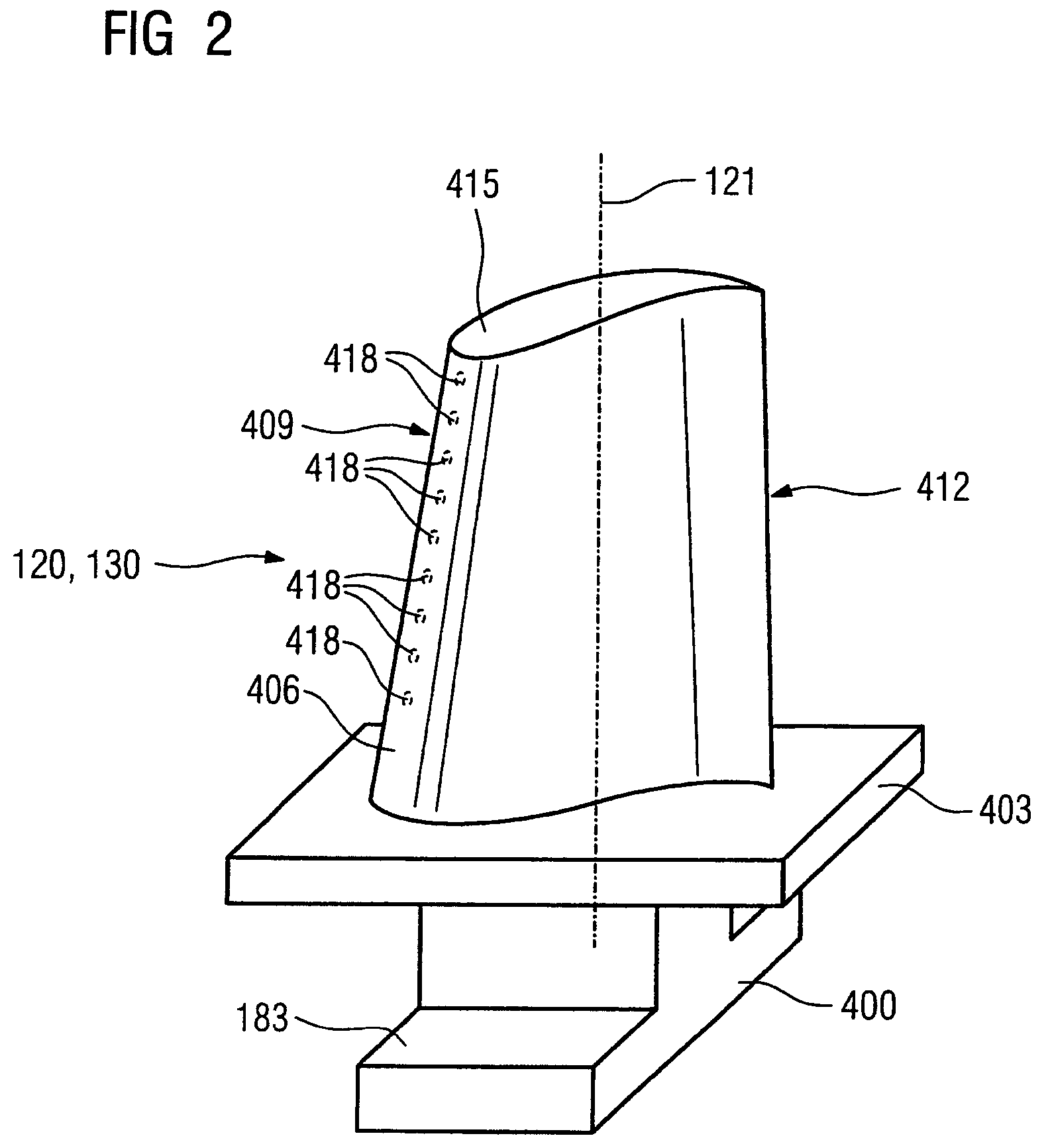 Process for in situ coating of turbo-machine components