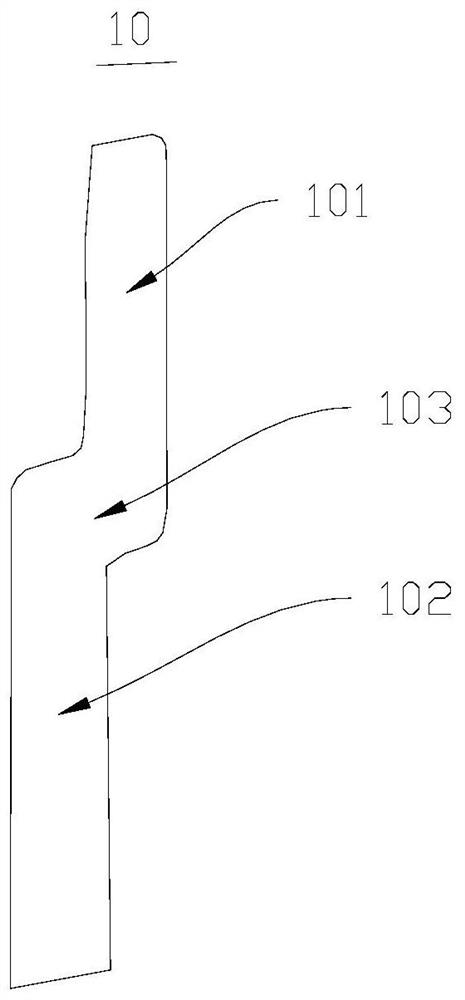 Cold heading module and cold heading process of special-shaped terminal