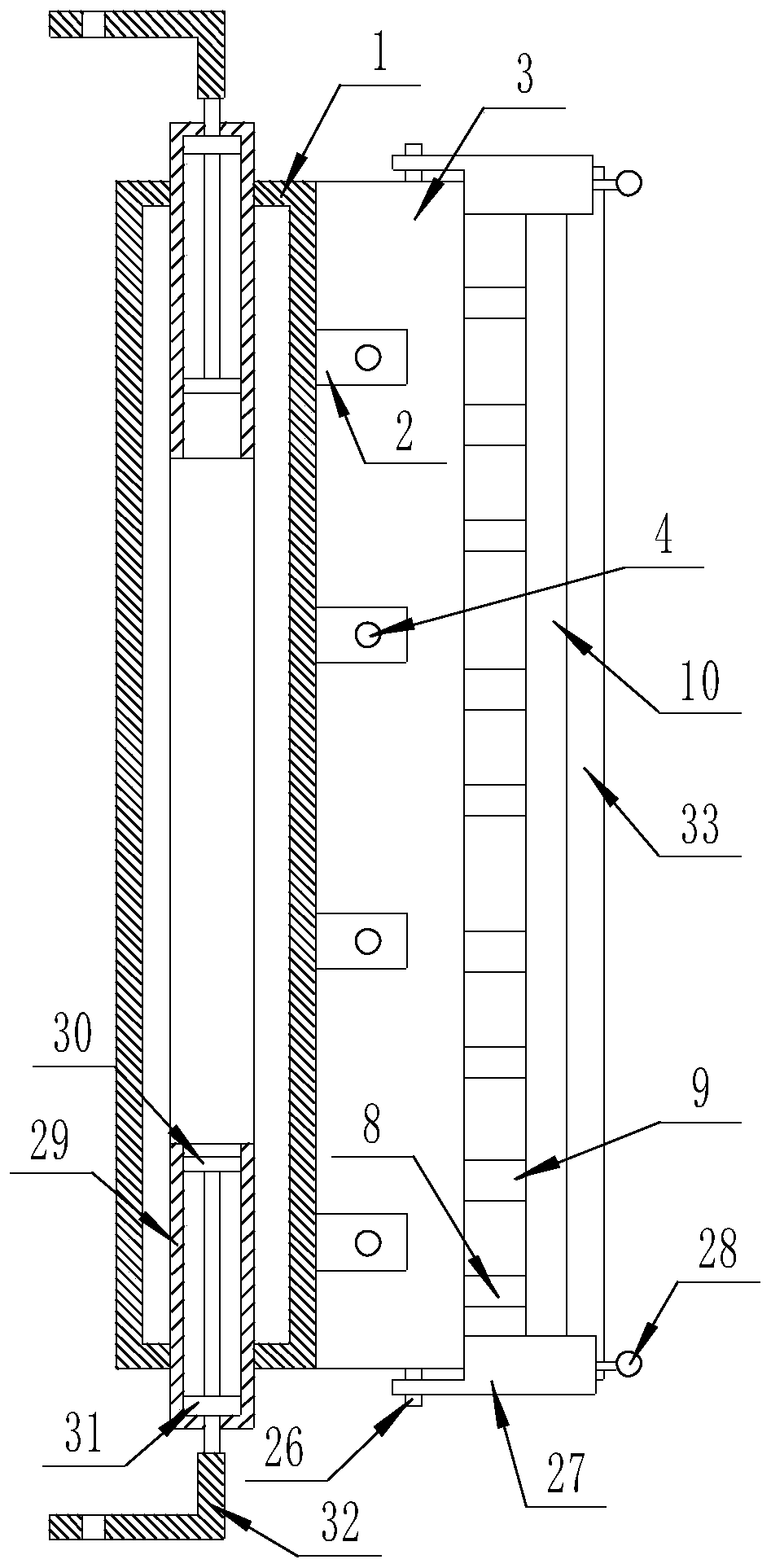 Sofa bearing device with automatic cleaning function