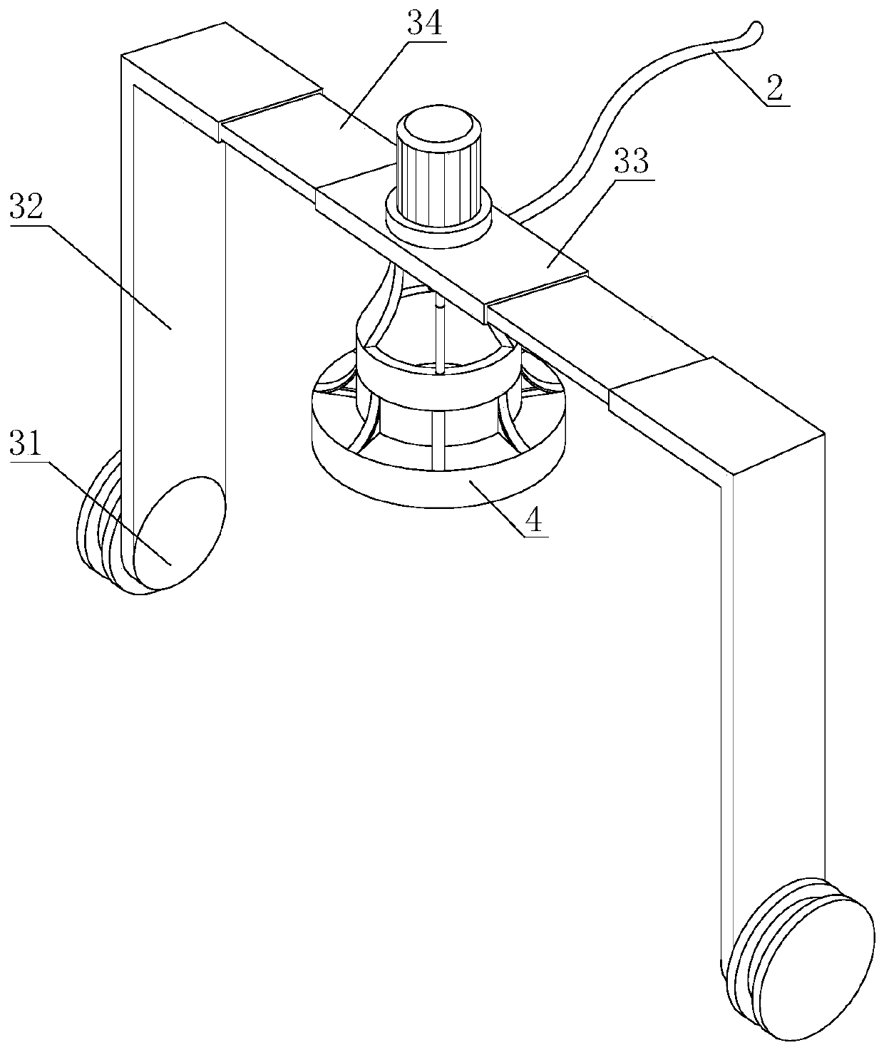 Power transmission line stockbridge damper surface defect detection device and method