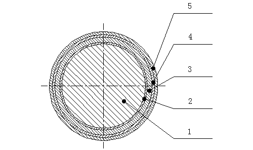 Method for producing self-adhesion compound type enameled aluminium round wire