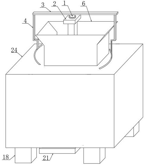 Energy-saving building concrete stirring device