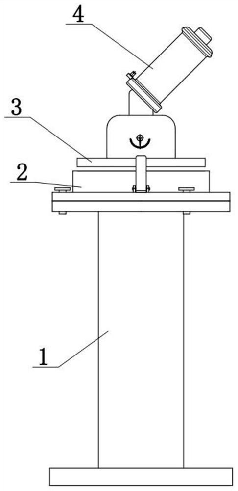 Self-adaptive adjusting device for photoelectric digital heliograph