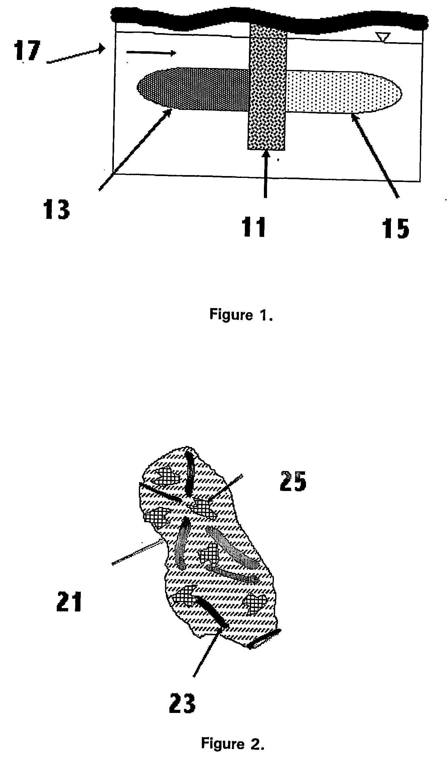 Composite material for a permeable reactive barrier