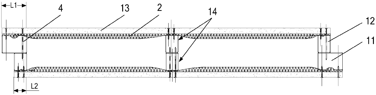 Assembly wall body and installation method
