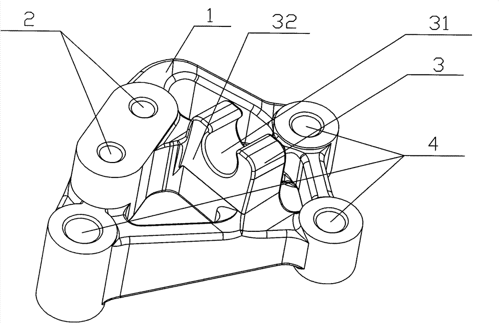 Engine-mounting bracket