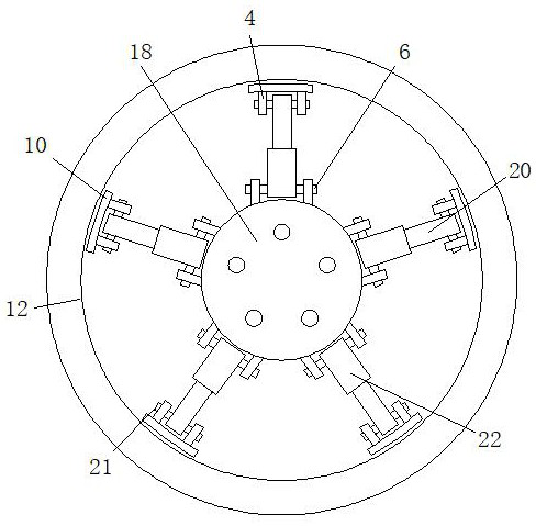 A kind of high-rise building shock-isolation shock-absorbing device