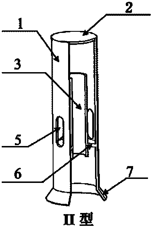 Gas-liquid distributor having hanging structure