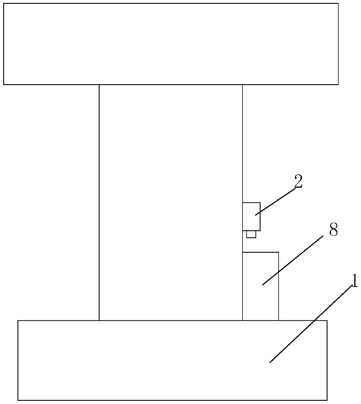 A cleaning device used in electrostatic spraying equipment