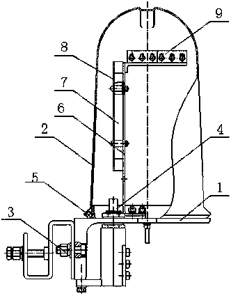 Junction box for through-flow wires