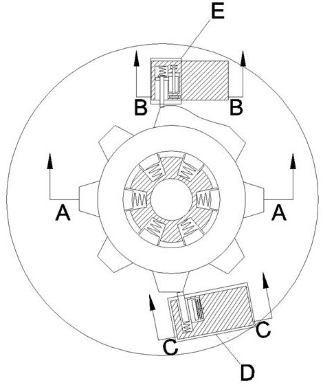 Gear repairing device capable of achieving automatic repairing according to shapes