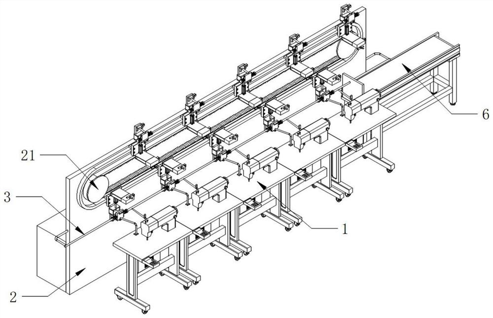 Automatic cloth conveying device and automatic cloth conveying line