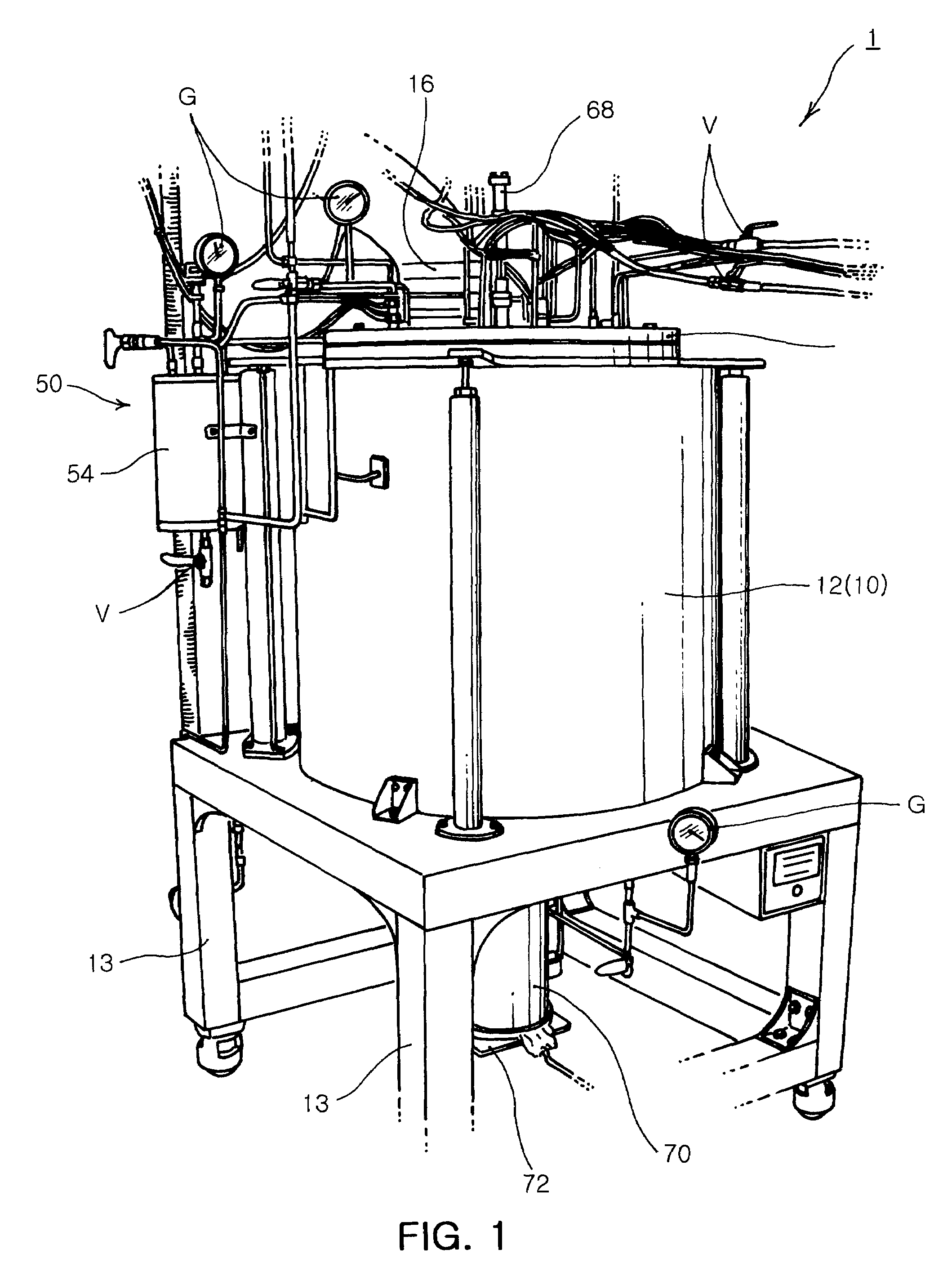 Apparatus for quantitative solidification of molten salt by using vacuum transfer and dual vessel