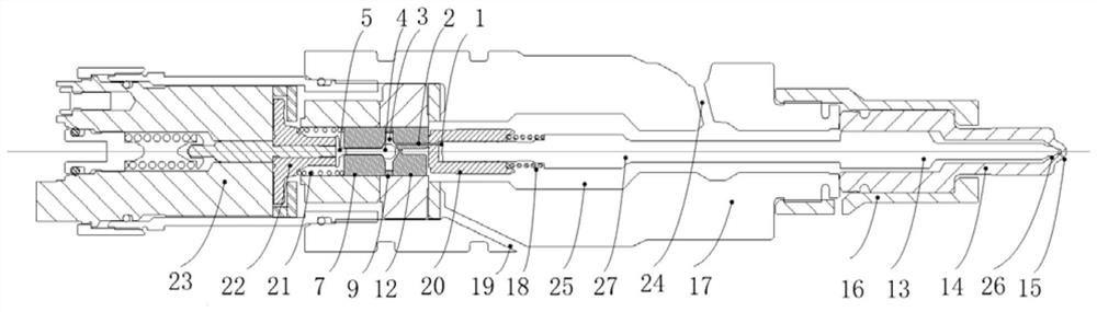 A common rail fuel injector based on two-position three-way principle