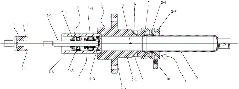 Tool and method for assembling shock absorber