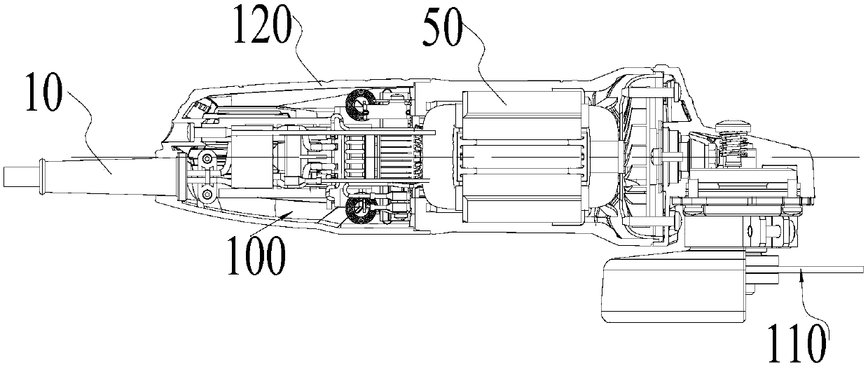 Angle grinder and electrical tool