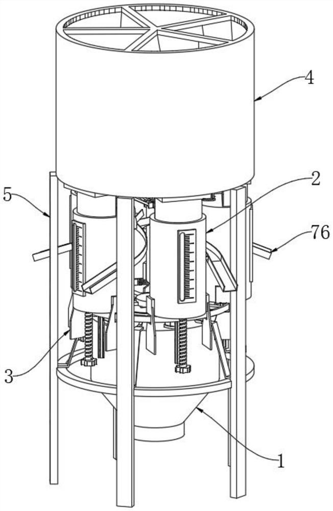 Melting furnace feeding device with automation function