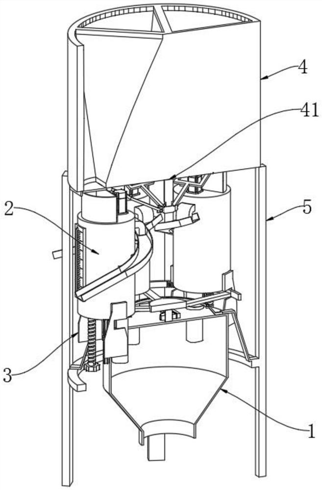 Melting furnace feeding device with automation function