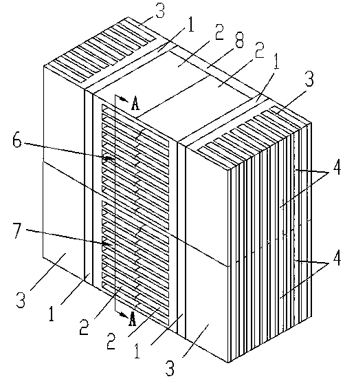 Heat storage/cold storage type double-pass semiconductor air conditioning device