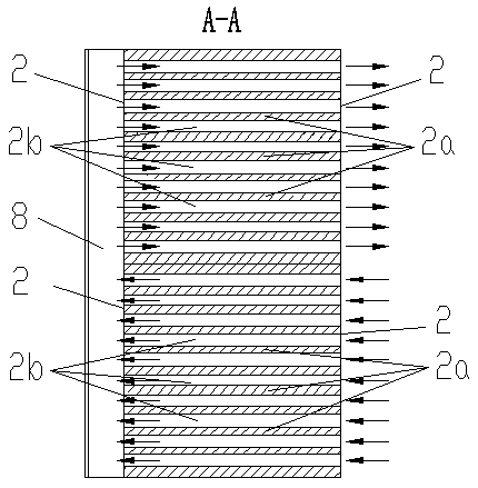 Heat storage/cold storage type double-pass semiconductor air conditioning device