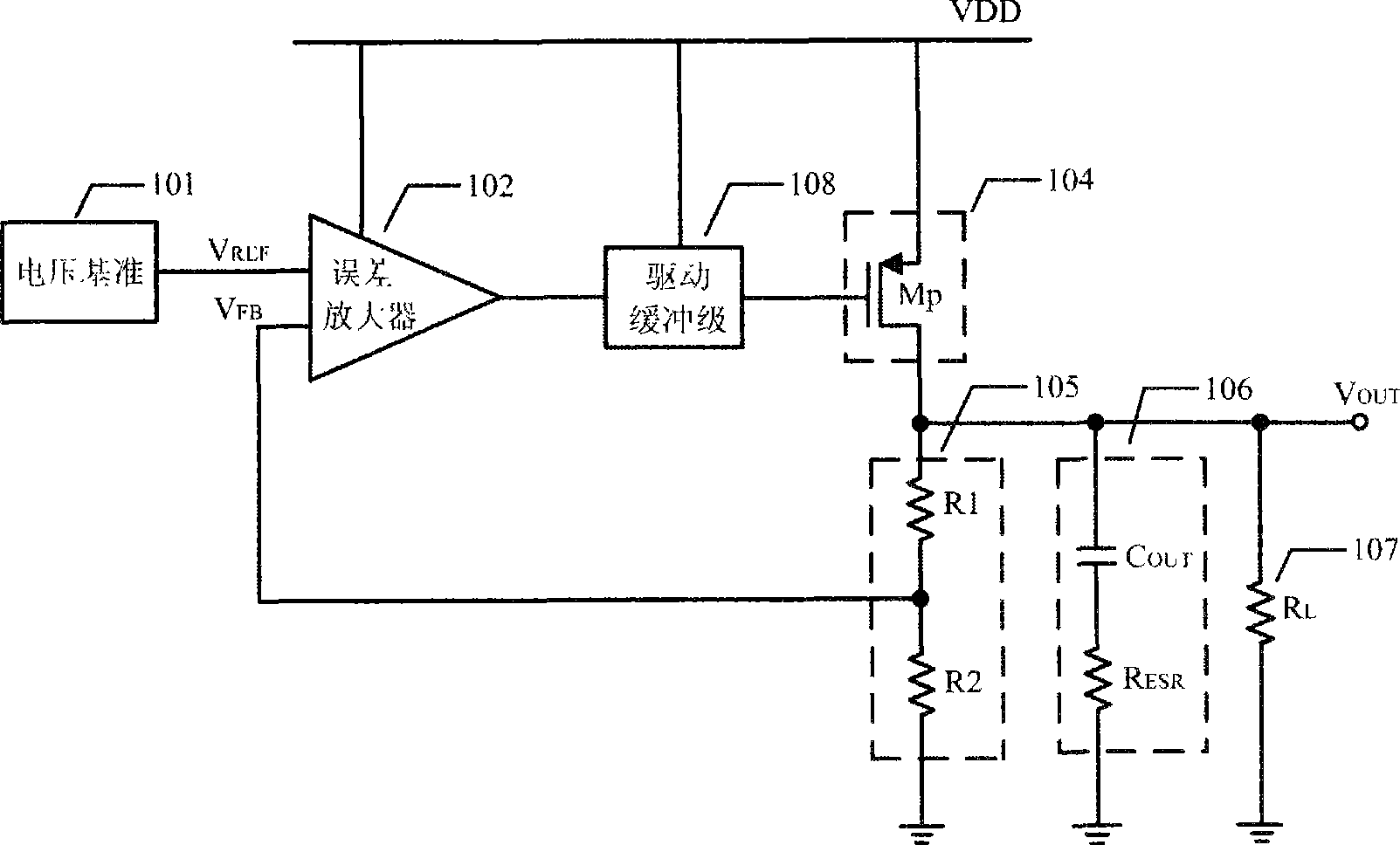 Low-voltage-difference voltage-stablizer