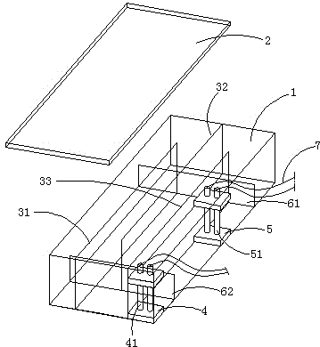 Visual concrete-structured reinforcing steel corrosion test device and operation method of visual concrete-structured reinforcing steel corrosion test device