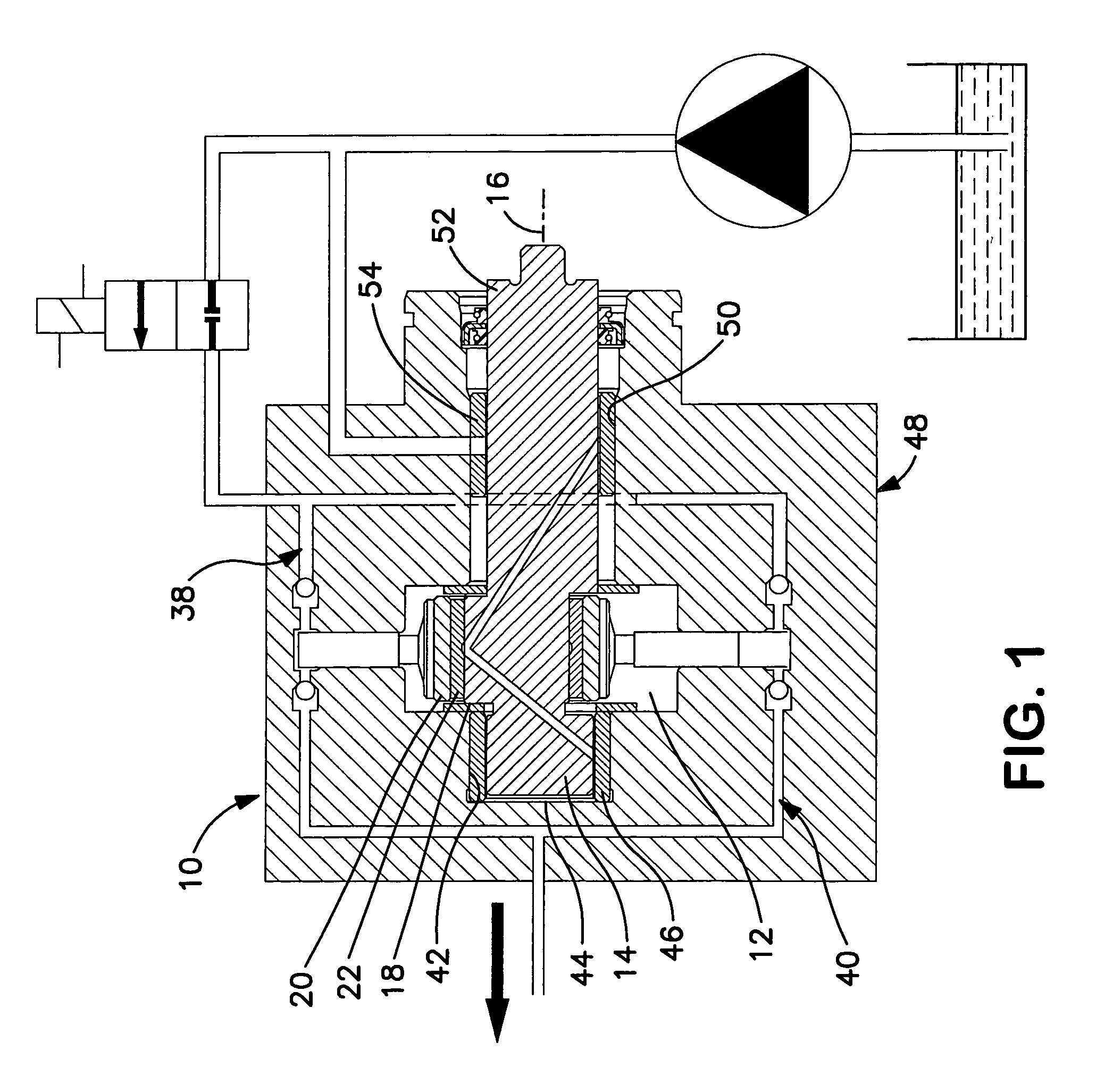 Radial piston pump with eccentrically driven rolling actuation ring