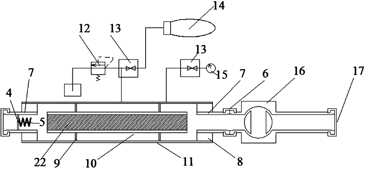 Pressure maintaining rock core transfer device and method