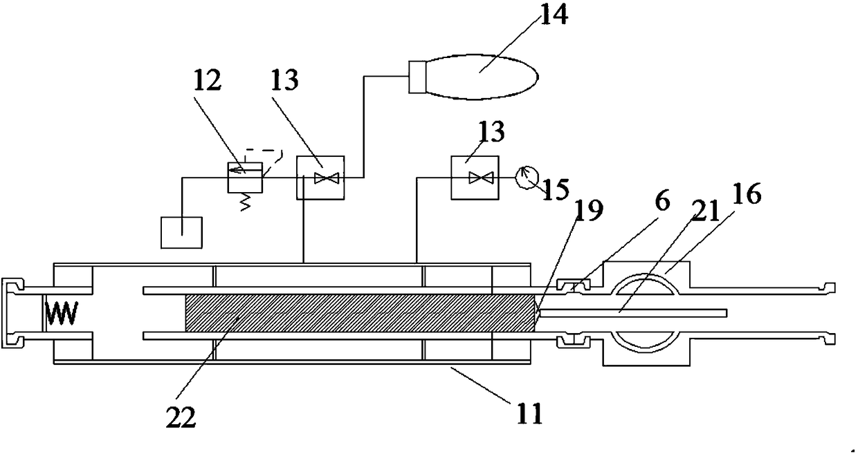 Pressure maintaining rock core transfer device and method
