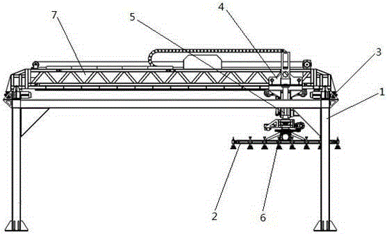 Linear guide shaft type anti-swing suction cup movement mechanism