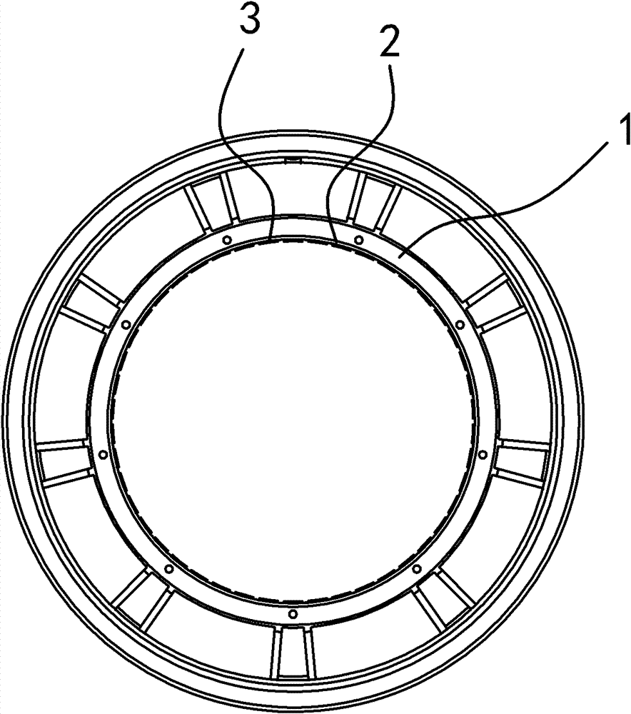 Rear wheel of direct-current brushless permanent-magnet motor