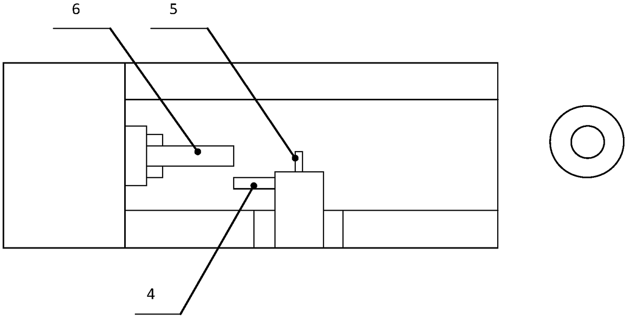 Rapid turning machining technology method of rubber structural member