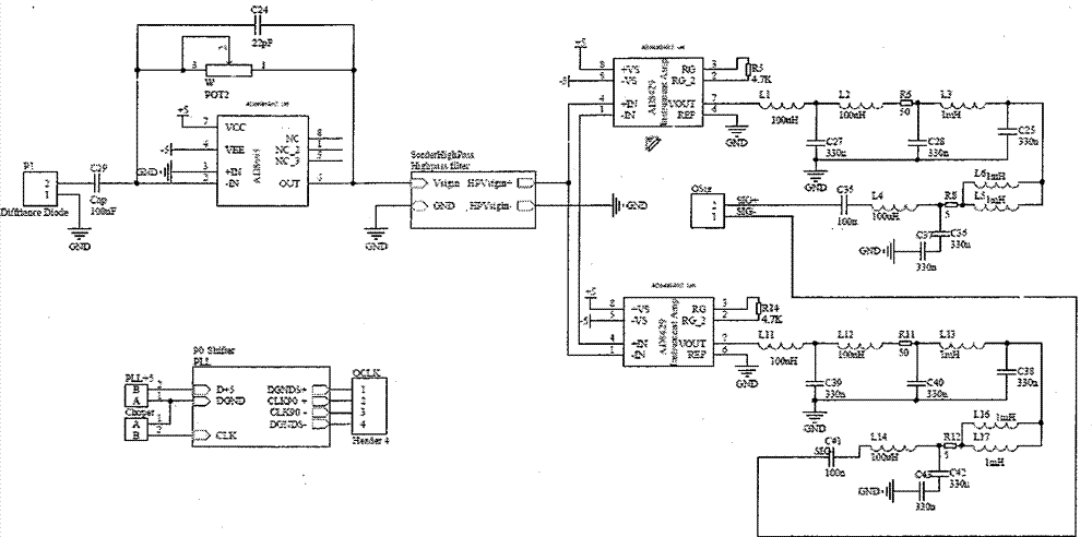 Biphase digital phase-locking amplifier and digital domain synchronous phase-locking algorithm thereof