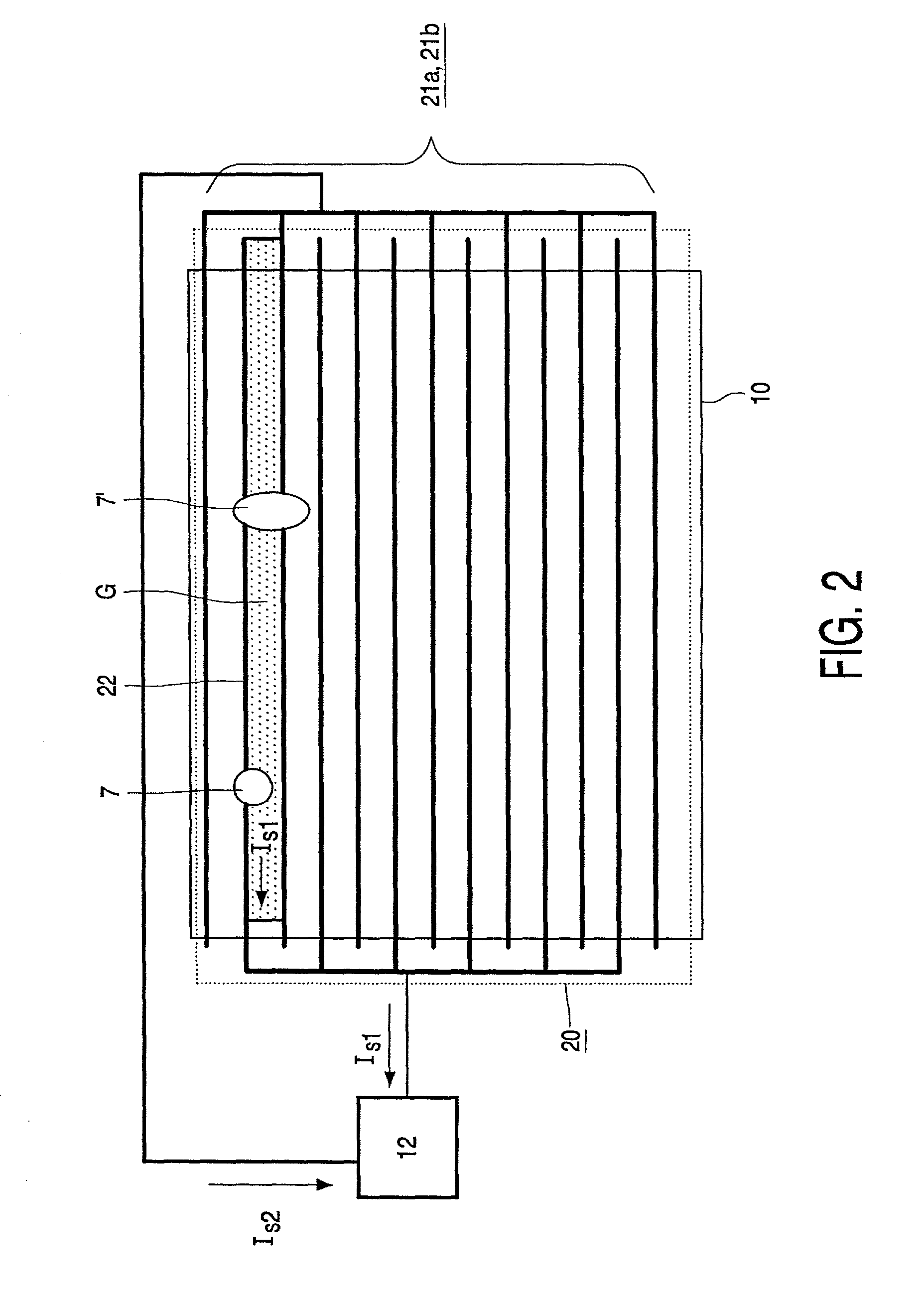 Picture display device of the index type