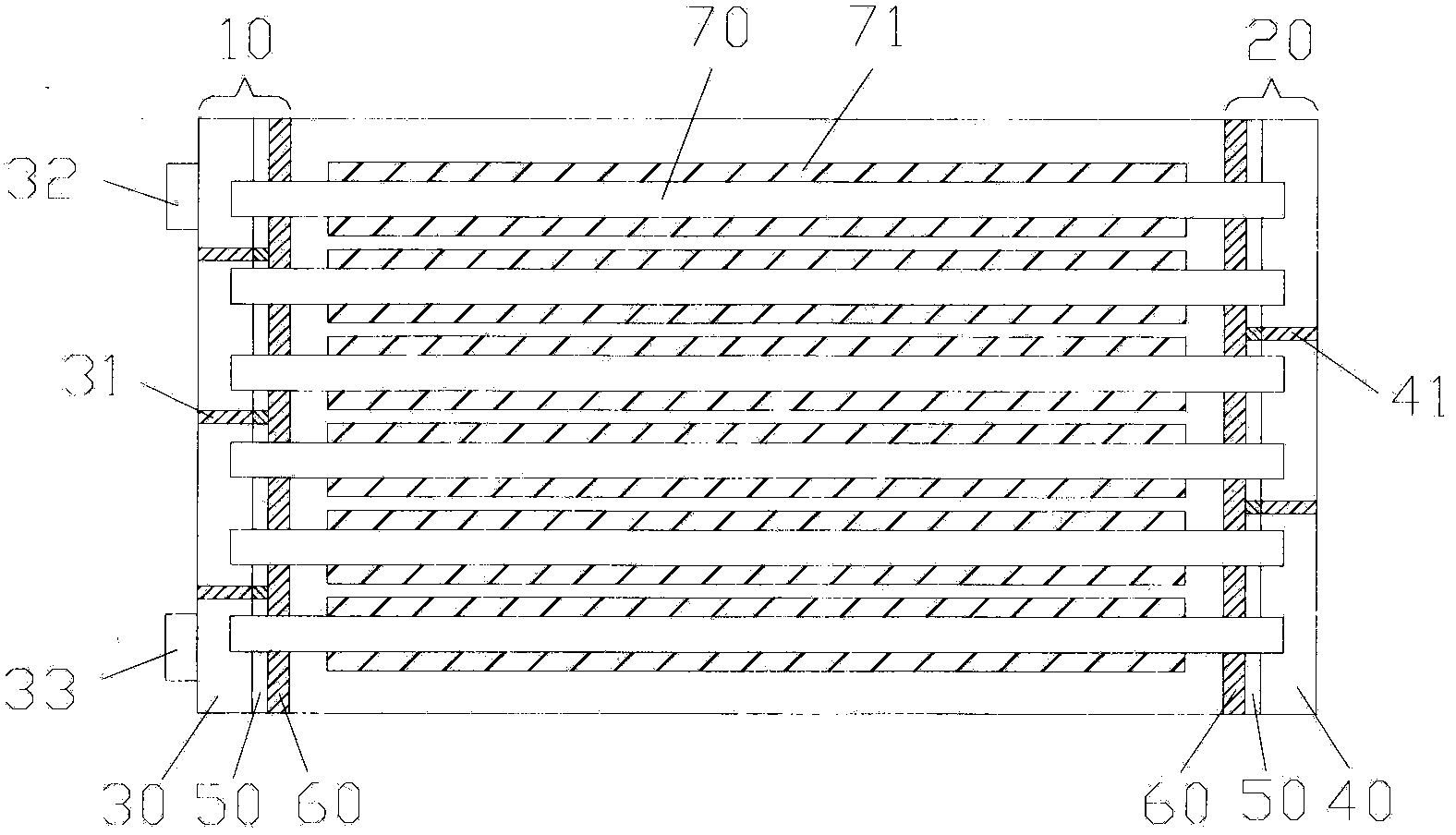 Industrial quenching oil cooler