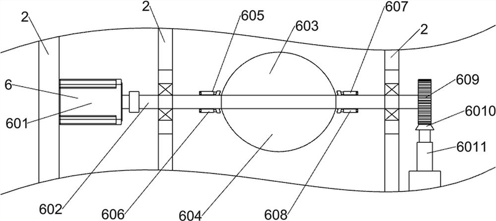 A kind of outward expansion type donkey skin processing device