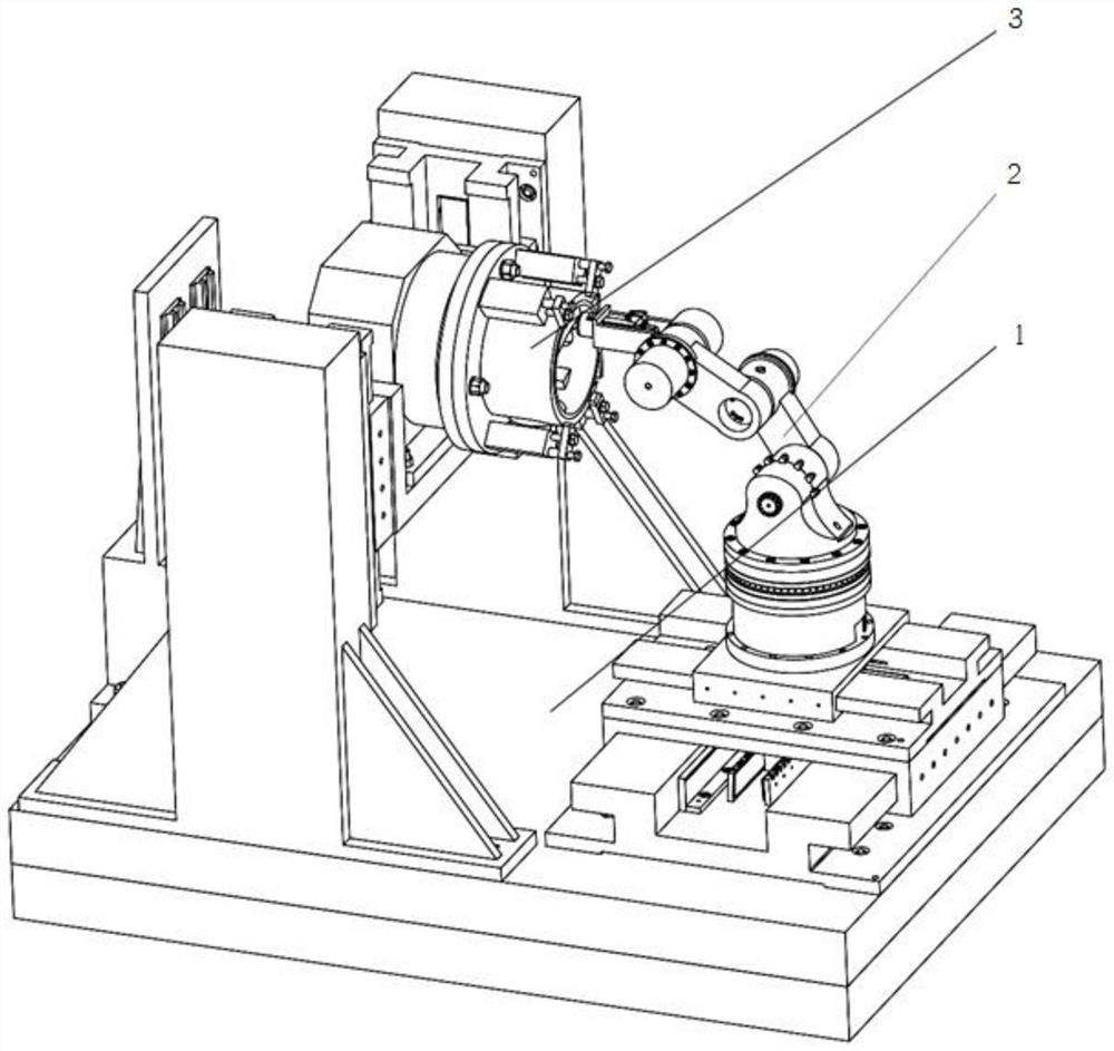 A multi-axis motion and serial manipulator compound drive four-mirror polishing machine tool