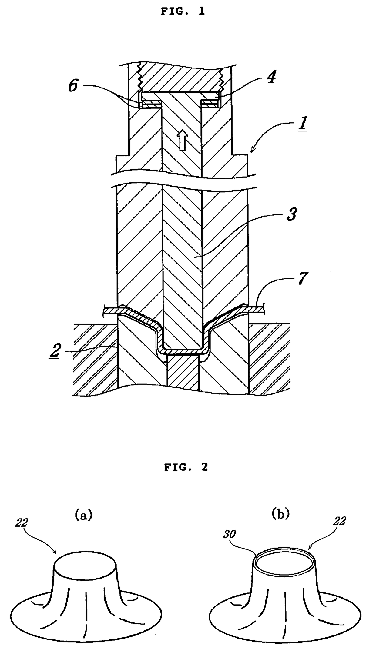 Method for forming head part of closed-type tube, method for manufacturing closed-type tubular container, and closed-type tubular container