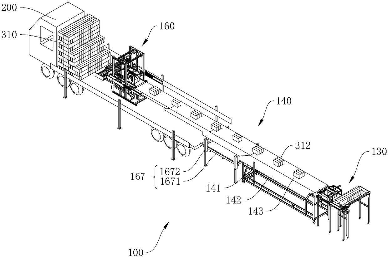 Truck loading system and method