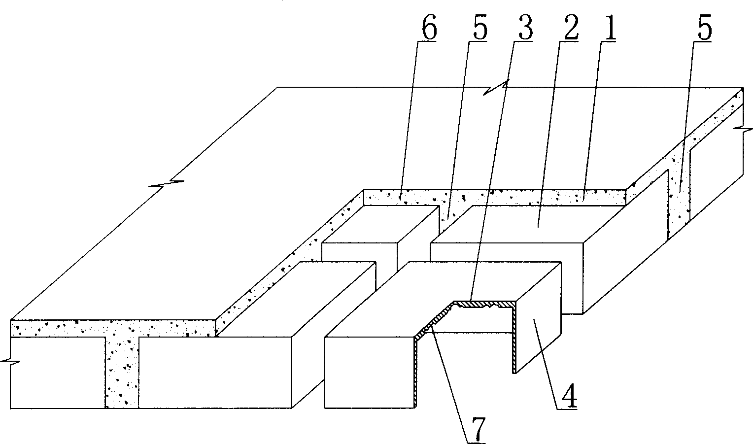 In-situ concrete plate