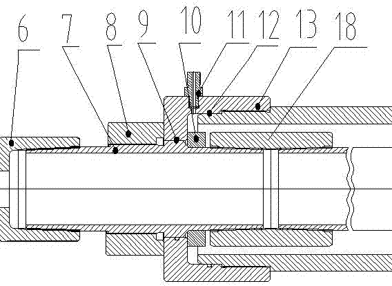 Casing outer packer test device