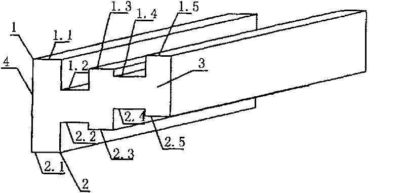 Deformed blocks and wall body structure formed with the same