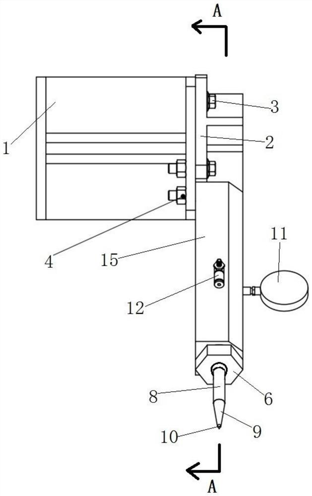 Special single-particle grinding head based on abrasive belt grinding