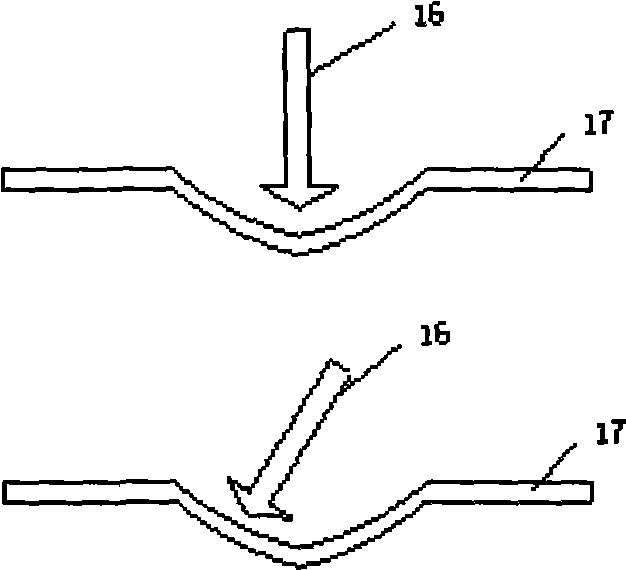 Method and device for improving laser shock forming property of metal plate material