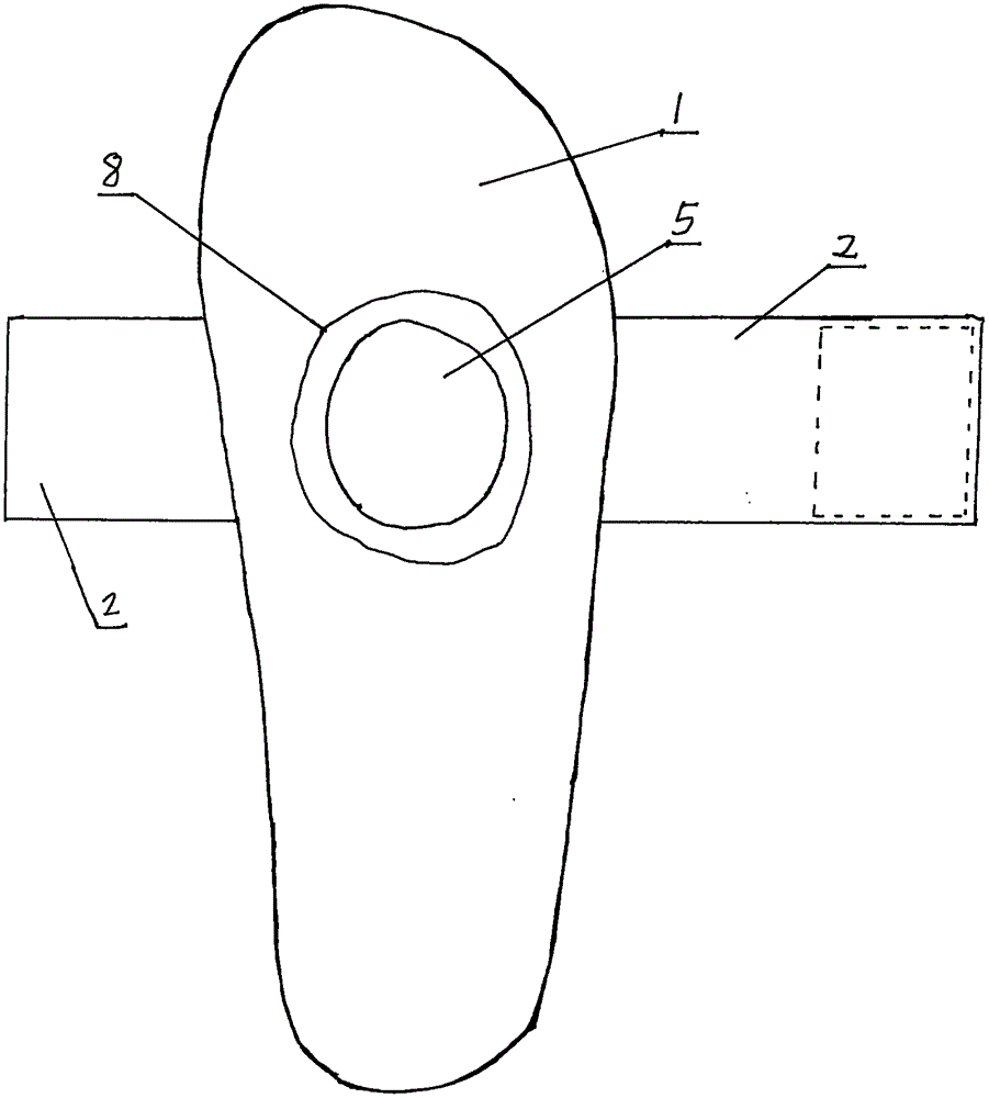 Stocking sole for treating hypertension and manufacture technology thereof