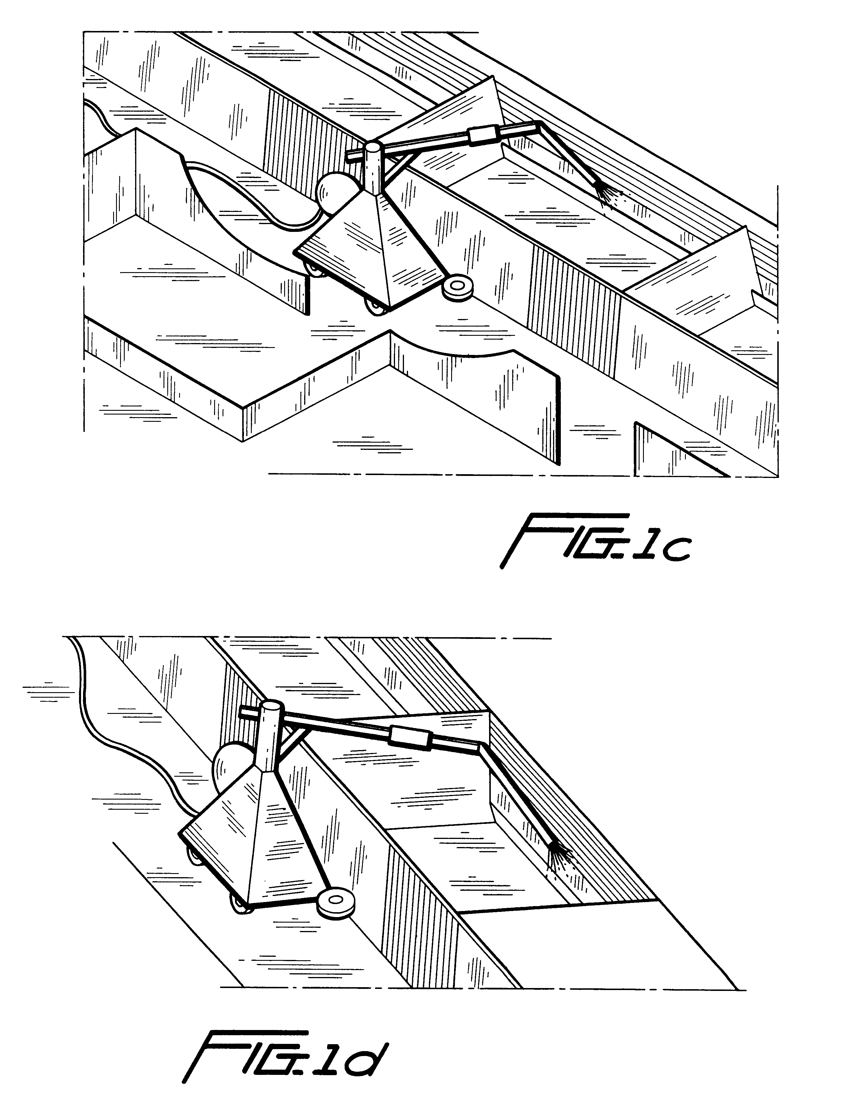 Method and device for the cleaning of animal stalls
